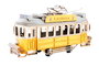 DKD Home Decor Vehículo de Decoración Metal Tranvía Amarillo