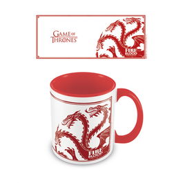 Pyramid Taza Juego de Tronos - Targaryen, Licencia Oficial, Cerámica, 315ml