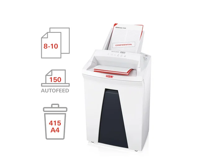 HSM Securio AF 150 Destructora de Documentos Autofeed Blanco HSM Securio AF 150 Destructora de Documentos Autofeed Blanco