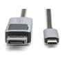 Digitus Cable Adaptador USB-C a DisplayPort 1 m Negro