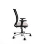 PIQUERAS Y CRESPO Silla de oficina Haches con mecanismo Sincro/Traslack Blanco y Negro
