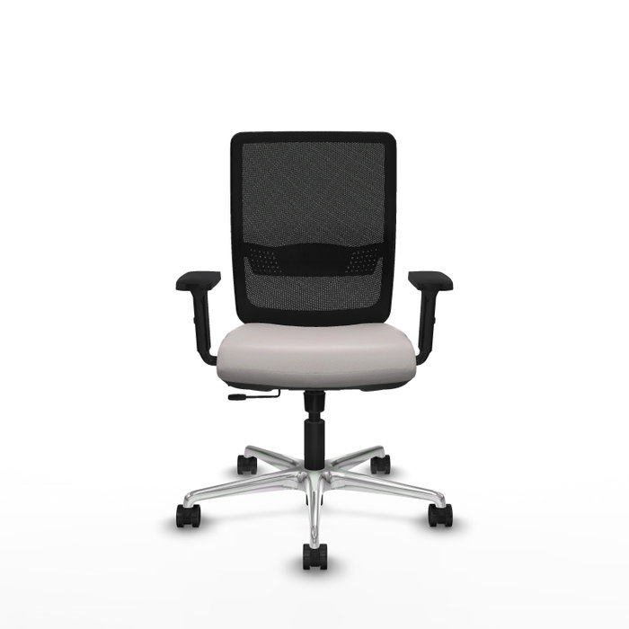 PIQUERAS Y CRESPO Silla de oficina Haches con mecanismo Sincro/Traslack Blanco y Negro PIQUERAS Y CRESPO Silla de oficina Haches con mecanismo Sincro/Traslack Blanco y Negro