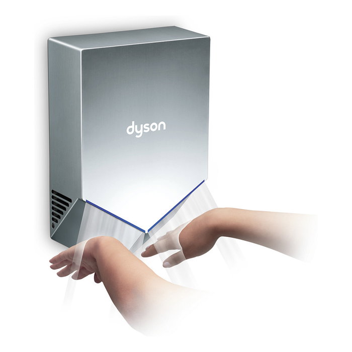 Dyson HU02 Airblade V Secador de Manos Automático 1000W, Color Sprayed Nickel, 100-127V
