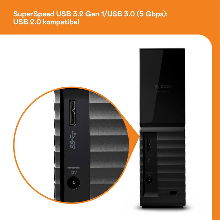 Western Digital My Book 8 TB Negro Western Digital My Book 8 TB Negro