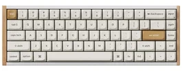 Keychron K6H-Q1 65% Magnetic White Teclado Mecánico Inalámbrico USB-C Blanco RGB 68 Teclas