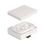 DeLOCK Caja de conexión de fibra óptica para carril DIN 4 x SC Simplex o LC Duplex, blanco