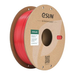 eSUN eSUN PETG+HS Filamento de impresión 3D 1.75mm, Rojo, 1 kg