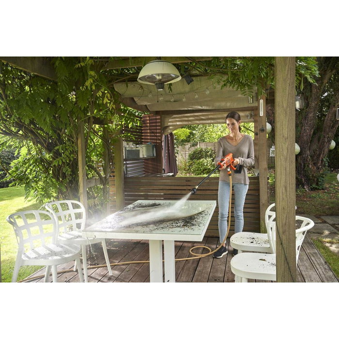 Black + Decker BCPC18B-XJ Hidrolimpiadora inalámbrica de 18 V con 24 bares (Sin batería) Black + Decker BCPC18B-XJ Hidrolimpiadora inalámbrica de 18 V con 24 bares (Sin batería)