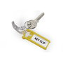 Durable Llavero Key Clip Con Etiqueta Siempre Visible Amarillo -Bolsa 6U-