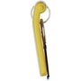 Durable Llavero Key Clip Con Etiqueta Siempre Visible Amarillo -Bolsa 6U-