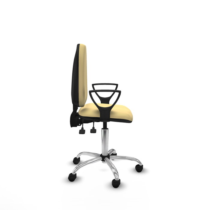 PIQUERAS Y CRESPO Silla de oficina Aýna con mecanismo Asincro en color Crema PIQUERAS Y CRESPO Silla de oficina Aýna con mecanismo Asincro en color Crema