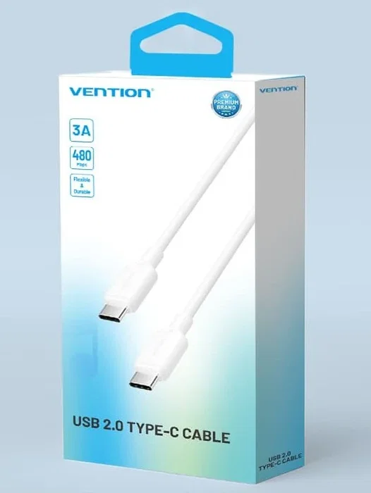 Vention Cable USB-C a USB-C TRCWF 1m Blanco