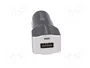 QOLTEC Alimentador USB para coche con salida USB A