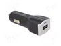 QOLTEC Alimentador USB para coche con salida USB A
