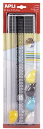 APLI Cizalla de Rodillo Hobby Premium 3 en 1