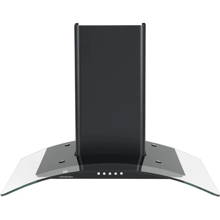 Continental Edison Campana Extractora Decorativa CEH60GB2 - Negro / Cristal, Clase A, 60 x 47 x 50.84 cm Continental Edison Campana Extractora Decorativa CEH60GB2 - Negro / Cristal, Clase A, 60 x 47 x 50.84 cm
