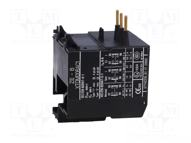 Eaton ZE-6 Motorschutzrelais 014565 4-6A 1S+1 Eaton ZE-6 Motorschutzrelais 014565 4-6A 1S+1