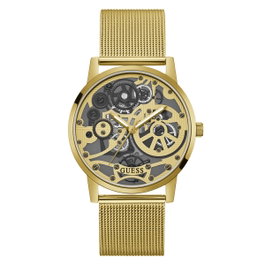 Guess GW0538G2 Reloj para Hombre Dorado con Esfera Gris