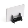 Durable Soporte vertical para portátil 13/'' a 17/'' con estante para móviles, color negro