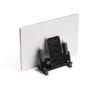 Durable Soporte vertical para portátil 13/'' a 17/'' con estante para móviles, color negro