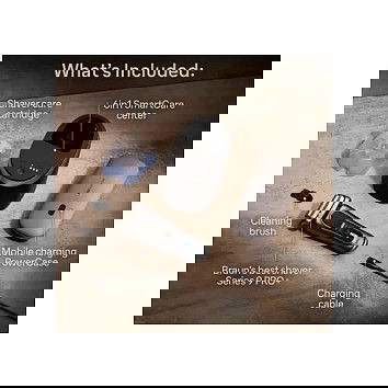 Braun Series 9 Pro+ 9575cc Afeitadora Eléctrica de Láminas Wet & Dry con Tecnología Sonic y Base de Limpieza