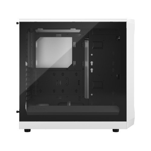 Fractal Design Focus 2 Blanco - Torre PC ATX/micro ATX/Mini-ITX con Ventana Lateral, 2x 140mm Ventiladores, FD-C-FOC2A-02