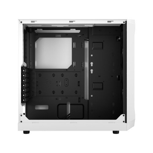 Fractal Design Focus 2 Blanco - Torre PC ATX/micro ATX/Mini-ITX con Ventana Lateral, 2x 140mm Ventiladores, FD-C-FOC2A-02