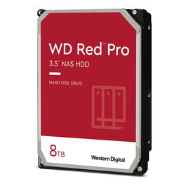 Western Digital WD Red Pro WD8005FFBX HDD NAS de 8TB, 3.5", 7200 RPM, 256MB, SATA, 8 TB - Unidad de Disco Duro para Almacenamiento