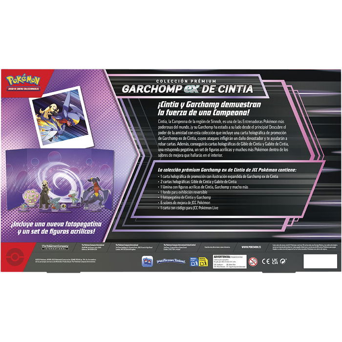 Pokemon Garchomp ex de Cintia Cartas Pokemon Juntos de Aventuras Español