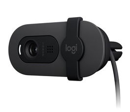 Logitech Webcam Brio 100 Full HD 1080p para Video Llamadas - Cámara Web con Obturador de Privacidad, Balance de Luz Automático y Micrófono Integrado para Microsoft Teams, Zoom y más