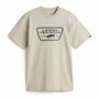 Camiseta de Manga Corta Hombre Vans Full Patch London Fog Beige 5-6 Años