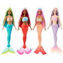Mattel Muñeca Barbie Sirena con Cola Rígida, Diadema y Corpiño de Conchas - Modelos Surtidos