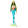 Mattel Muñeca Barbie Sirena con Cola Rígida, Diadema y Corpiño de Conchas - Modelos Surtidos