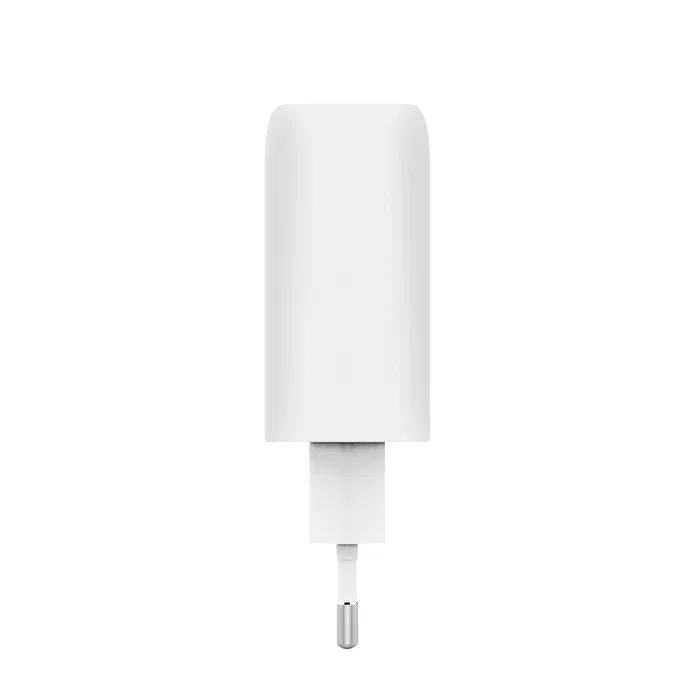 Trust Maxo Cargador GaN 65W 2xUSB-C Blanco con Cable USB-C de 2m
