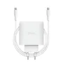 Trust Cargador de Pared USB-C 65W Maxo Universal con 2 Puertos USB-C, Incluye Cable USB-C 2m, Protección Sobrecalentamiento/Sobrecarga/Cortocircuito, Color Blanco