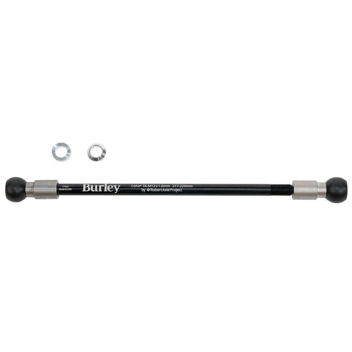 Burley Eje Pasante 12mm Conexión Bicicleta Remolque Coho XC M12x1.0 217-229mm Accesorio Burley Eje Pasante 12mm Conexión Bicicleta Remolque Coho XC M12x1.0 217-229mm Accesorio