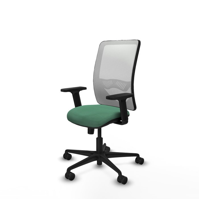 PIQUERAS Y CRESPO Silla de oficina Zulema Verde esmeralda y Blanco PIQUERAS Y CRESPO Silla de oficina Zulema Verde esmeralda y Blanco