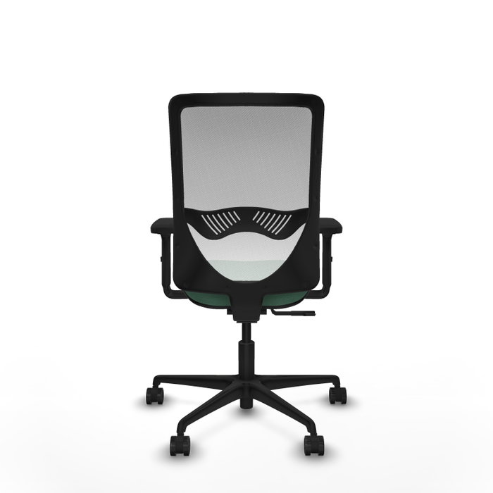 PIQUERAS Y CRESPO Silla de oficina Zulema Verde esmeralda y Blanco PIQUERAS Y CRESPO Silla de oficina Zulema Verde esmeralda y Blanco