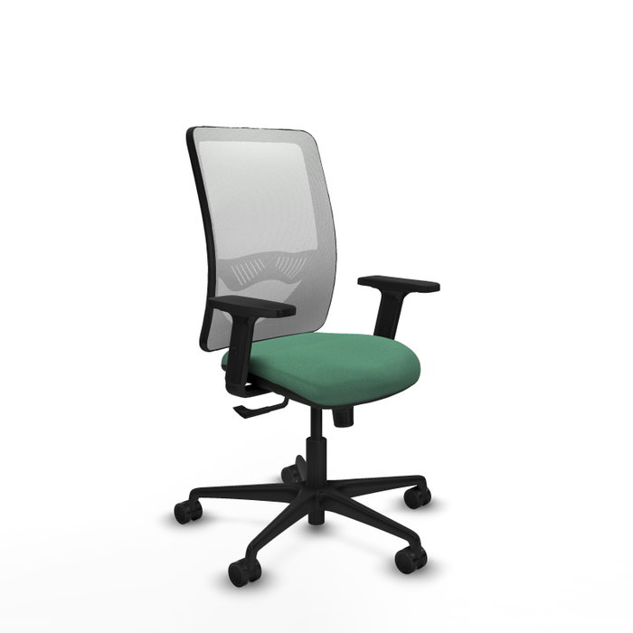 PIQUERAS Y CRESPO Silla de oficina Zulema Verde esmeralda y Blanco PIQUERAS Y CRESPO Silla de oficina Zulema Verde esmeralda y Blanco