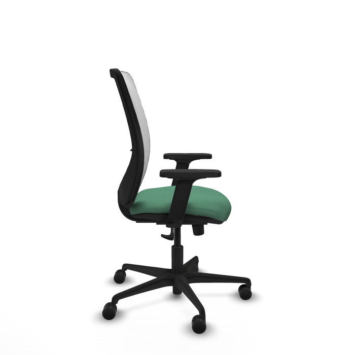 PIQUERAS Y CRESPO Silla de oficina Zulema Verde esmeralda y Blanco PIQUERAS Y CRESPO Silla de oficina Zulema Verde esmeralda y Blanco