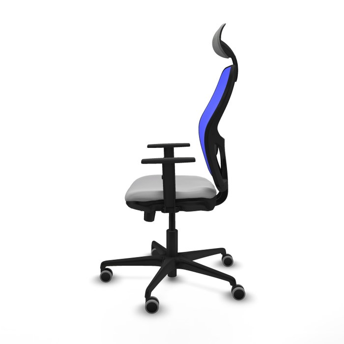 PIQUERAS Y CRESPO Silla de oficina Jorquera Gris claro y Azul