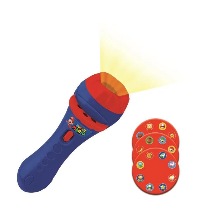 LEXIBOOK Linterna proyector cuentos Super Mario Bros LEXIBOOK Linterna proyector cuentos Super Mario Bros