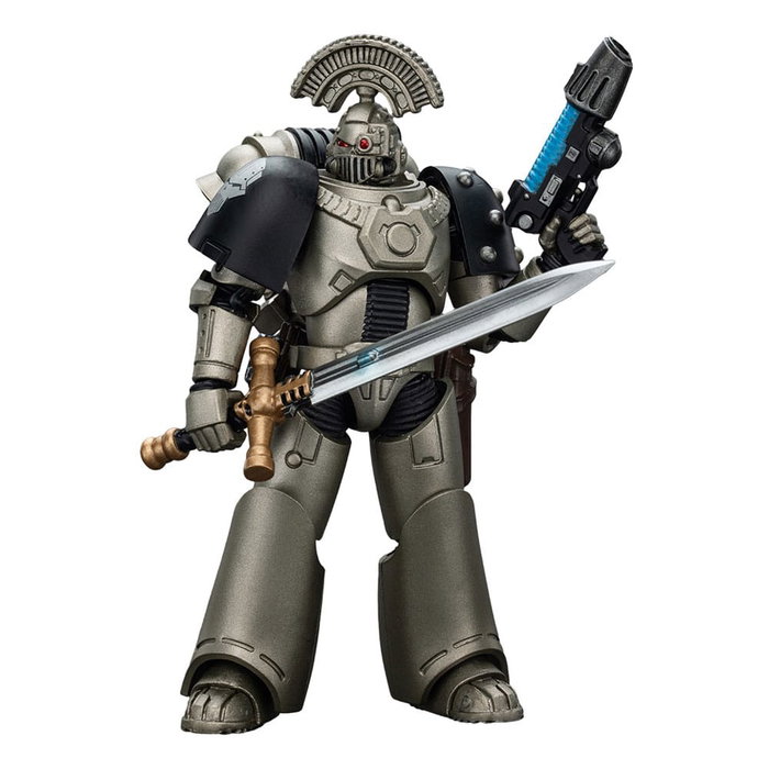 Joy Toy (CN) Warhammer The Horus Heresy Iron Warriors MKVI Tactical Sergeant con Espada de Energía y Pistola de Plasma Joy Toy (CN) Warhammer The Horus Heresy Iron Warriors MKVI Tactical Sergeant con Espada de Energía y Pistola de Plasma