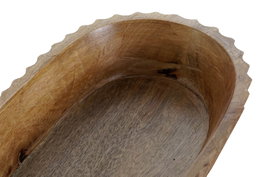 DKD Home Decor Centro de Mesa Mango Natural 31x15x5 cm