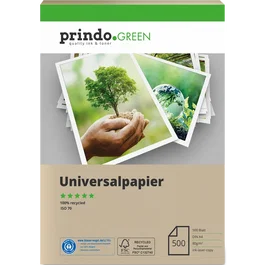 Prindo Papel reciclado universal A4 500 hojas blanco ahumado