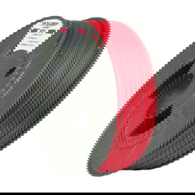 Spectrum Filaments TF-24020, Filamento PETG Technical Red, 1.75 mm, 1 kg para Impresión 3D, Alta Velocidad 350 mm/s, Rango 230-255 °C