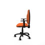 PIQUERAS Y CRESPO Silla de oficina Algarra Naranja con Brazos 1D