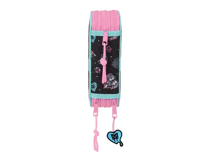 Safta Plumier Escolar Triple Cremallera 37 Piezas Colección Monster High 195x125x55 mm Safta Plumier Escolar Triple Cremallera 37 Piezas Colección Monster High 195x125x55 mm