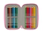 Safta Plumier Escolar Triple Cremallera 37 Piezas Colección Monster High 195x125x55 mm