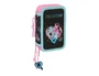 Safta Plumier Escolar Triple Cremallera 37 Piezas Colección Monster High 195x125x55 mm